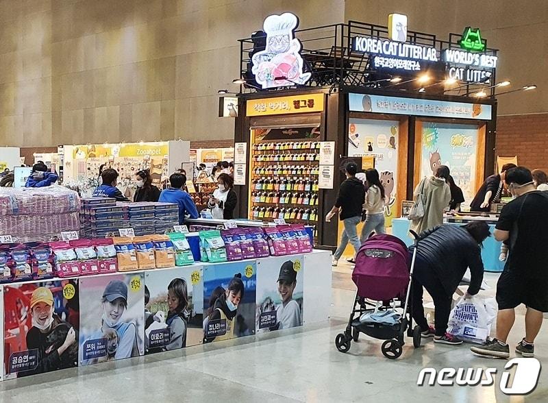 본문 이미지 - 고양이 박람회인 '2021 서울캣쇼'가 7일 경기 고양시 킨텍스에서 열렸다. ⓒ 뉴스1 최서윤 기자
