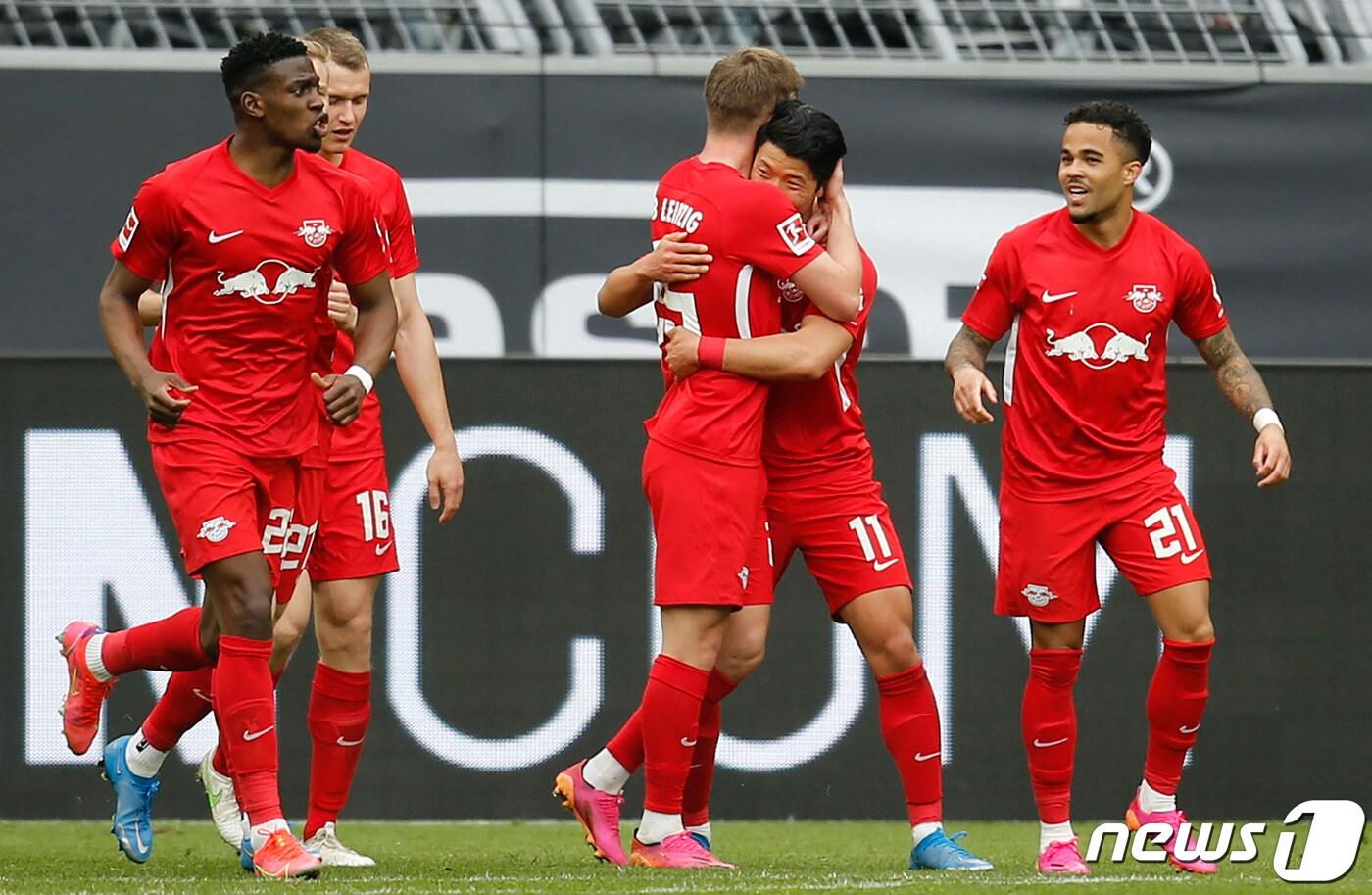 라이프치히의 황희찬 ⓒ AFP=뉴스1