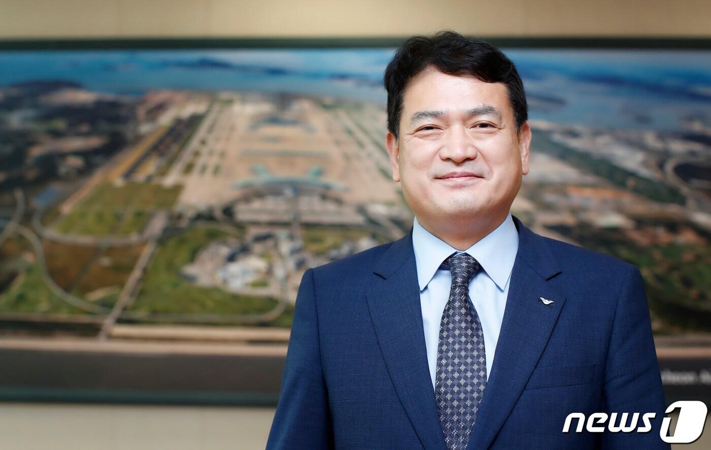 본문 이미지 - 인천국제공항공사. 김경욱 인천국제공항공사 사장 인터뷰. 2021.6.11/뉴스1 ⓒ News1 권현진 기자