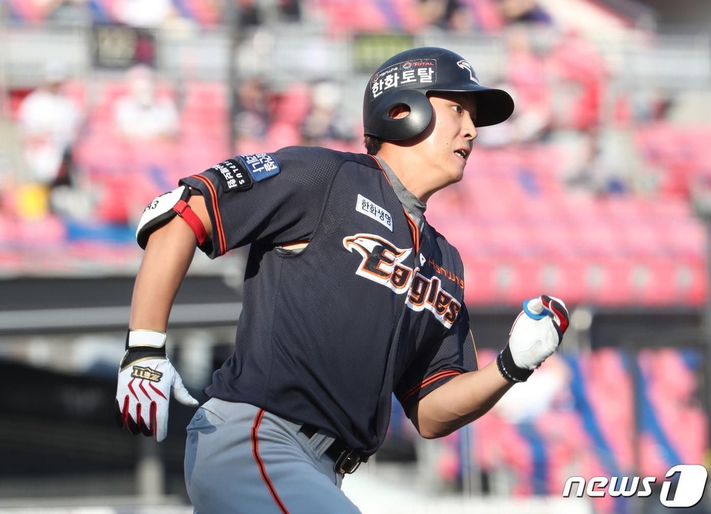 본문 이미지 - 한화 이글스 정은원. 2021.6.13/뉴스1 ⓒ News1 김영운 기자