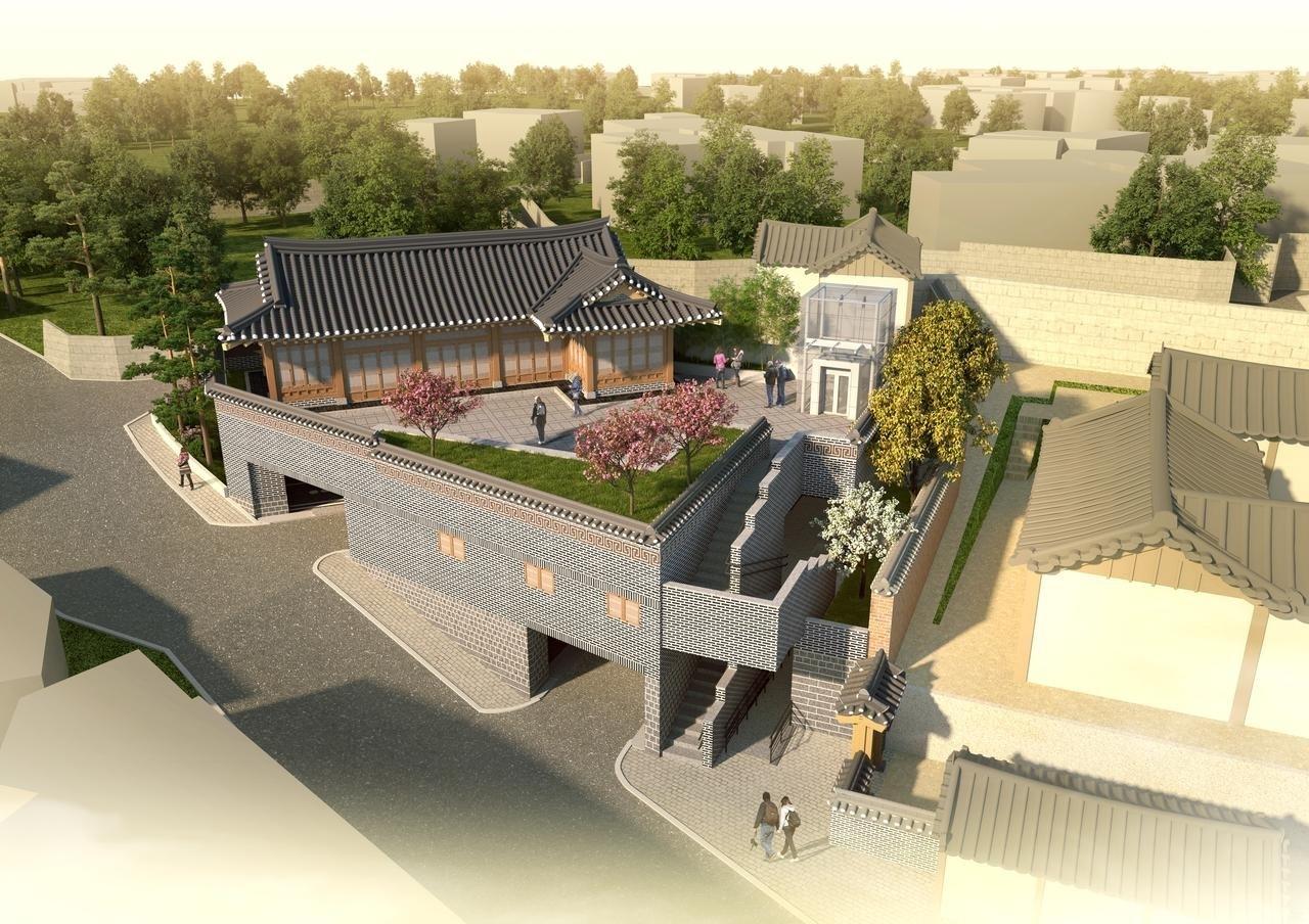 본문 이미지 - 공영주차장과 문화시설 조감도(종로구 제공).ⓒ 뉴스1