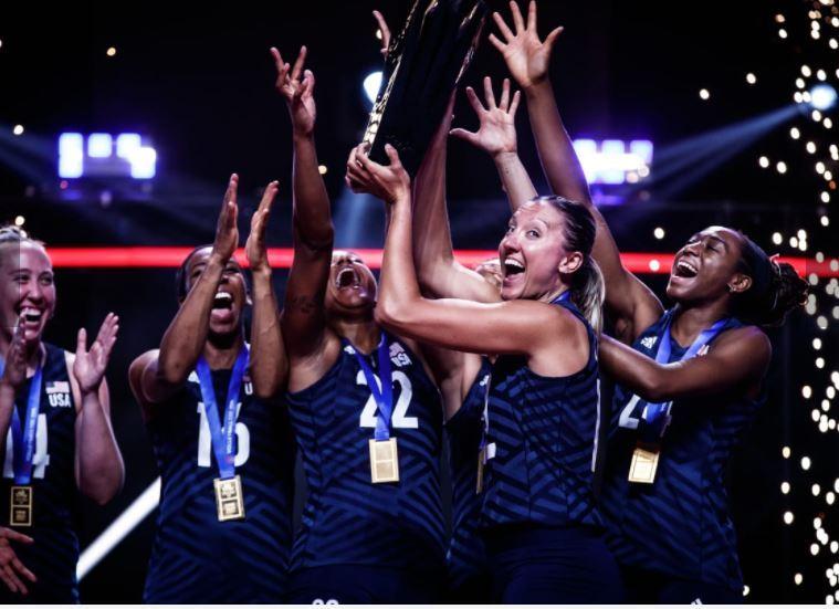 본문 이미지 - 미국이 VNL에서 우승을 차지했다.(FIVB제공)ⓒ 뉴스1