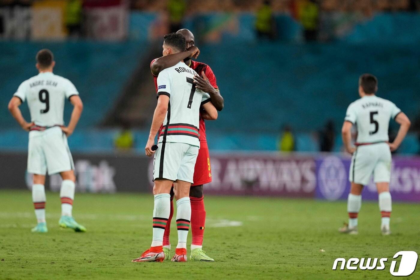 벨기에가 포르투갈을 꺾고 8강에 올랐다. ⓒ AFP=뉴스1