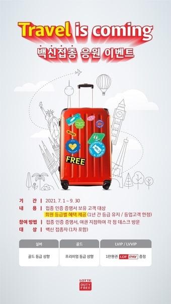 본문 이미지 - 롯데면세점 백신접종자 대상 이벤트ⓒ 뉴스1
