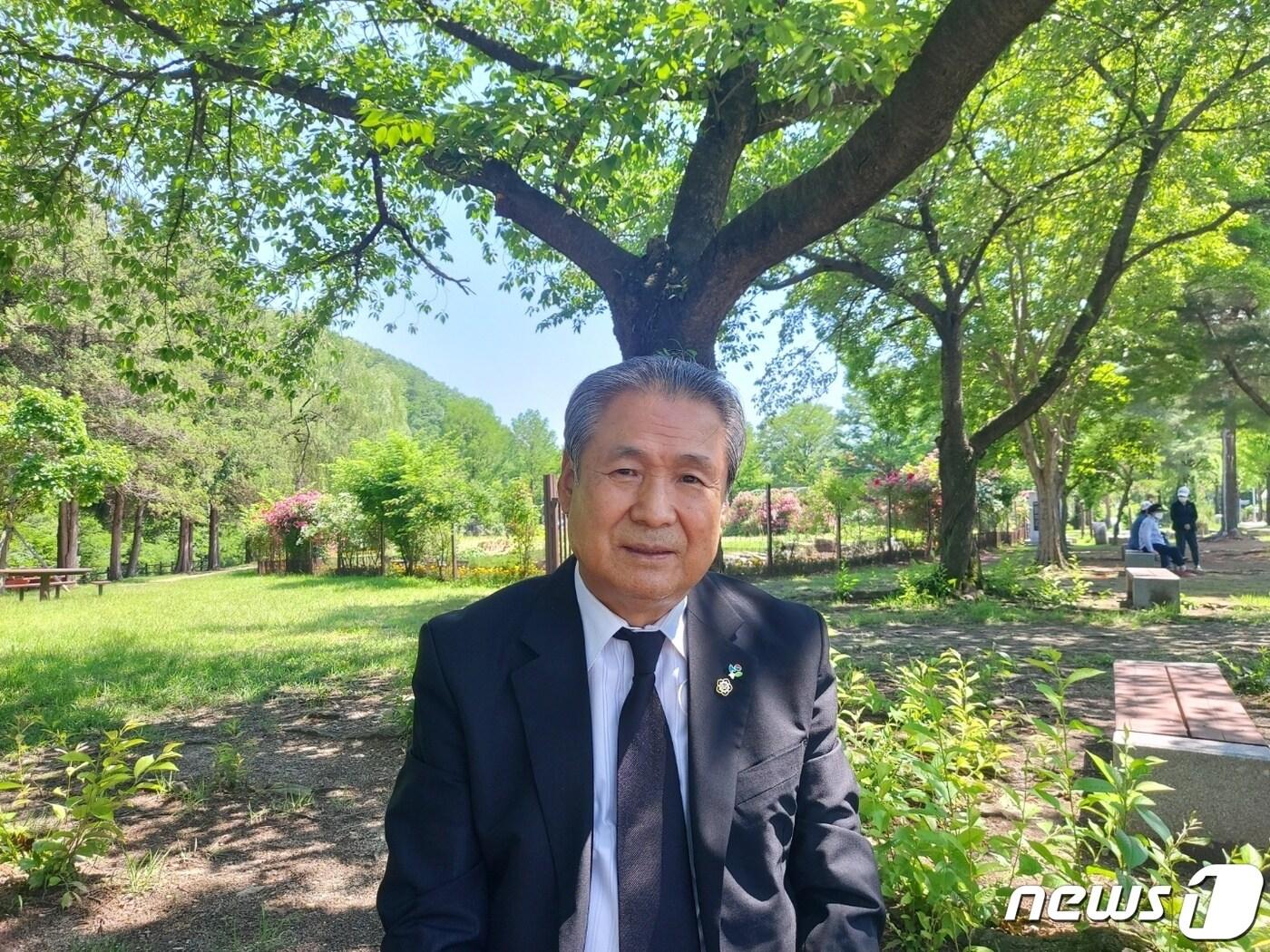 본문 이미지 - 6.25 참전 유공자 유족 김용득 대한민국전몰군경유족회 대전시지부장ⓒ 뉴스1