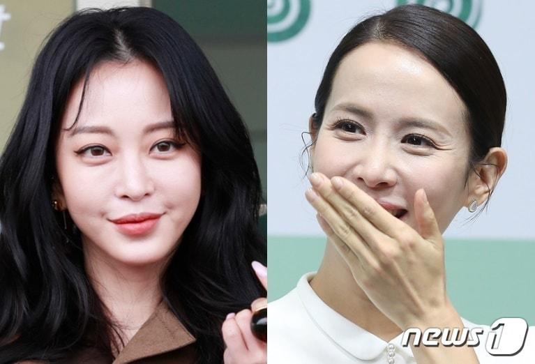 본문 이미지 - 배우 한예슬(왼쪽)과 조여정. ⓒ 뉴스1