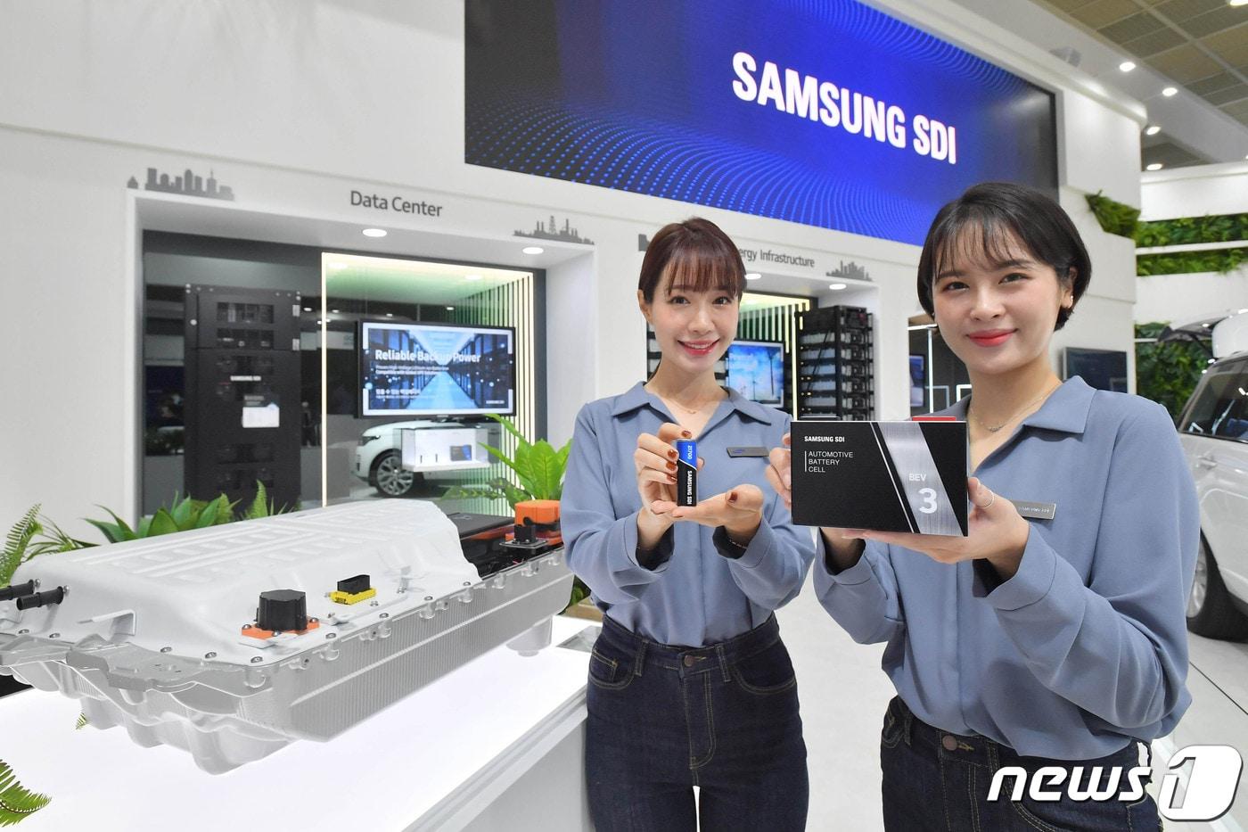 삼성SDI의 '인터배터리 2020' 부스. (삼성SDI 제공)ⓒ 뉴스1