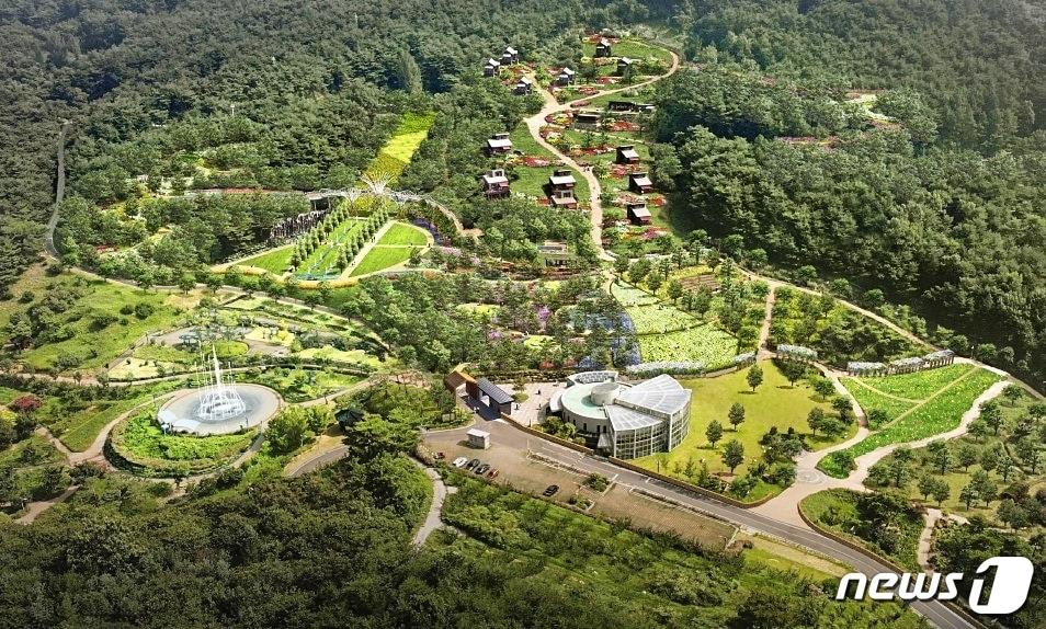 본문 이미지 - 지리산정원 조감도ⓒ 뉴스1