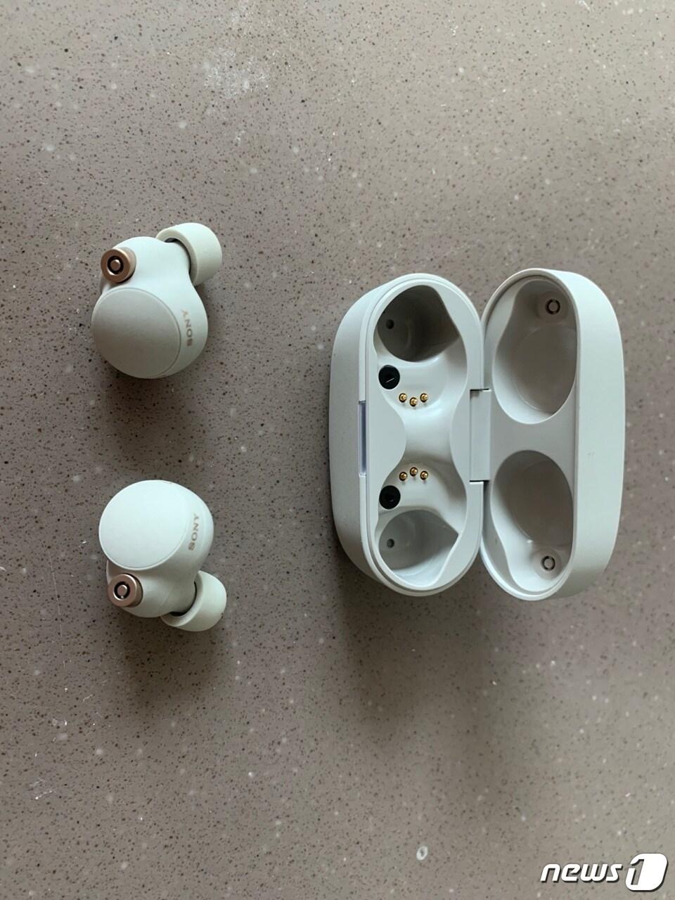 본문 이미지 - 소니가 최근 출시한 새로운 무선이어폰 'WF-1000XM4'. ⓒ 뉴스1