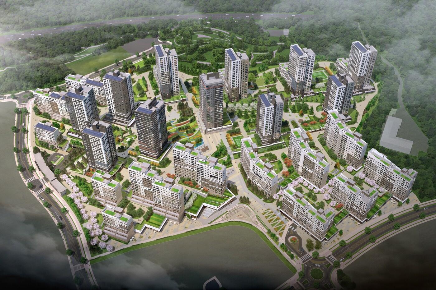 세종자이 더 시티 조감도.(제공=GS건설)ⓒ 뉴스1