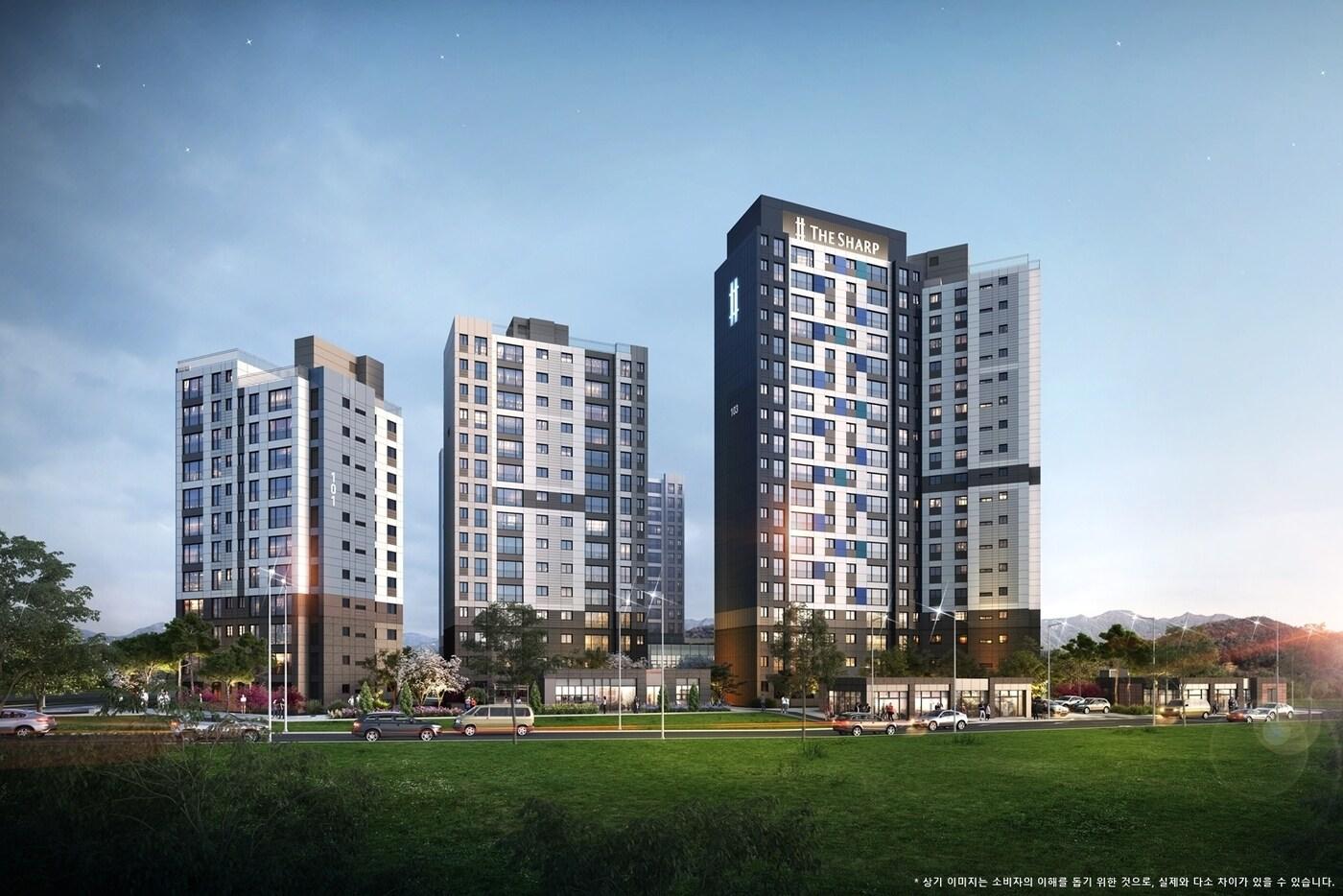 더샵 수성오클레어 투시도.(제공=포스코건설)ⓒ 뉴스1