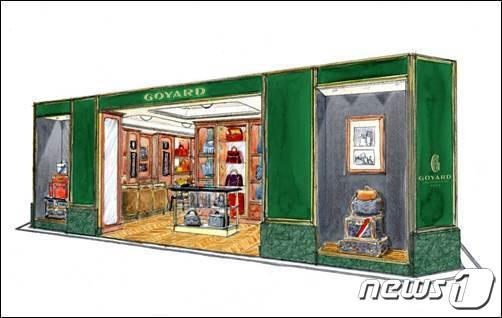 본문 이미지 - 고야드 팝업 스토어 이미지 컷.(갤러리아타임월드 제공)ⓒ 뉴스1