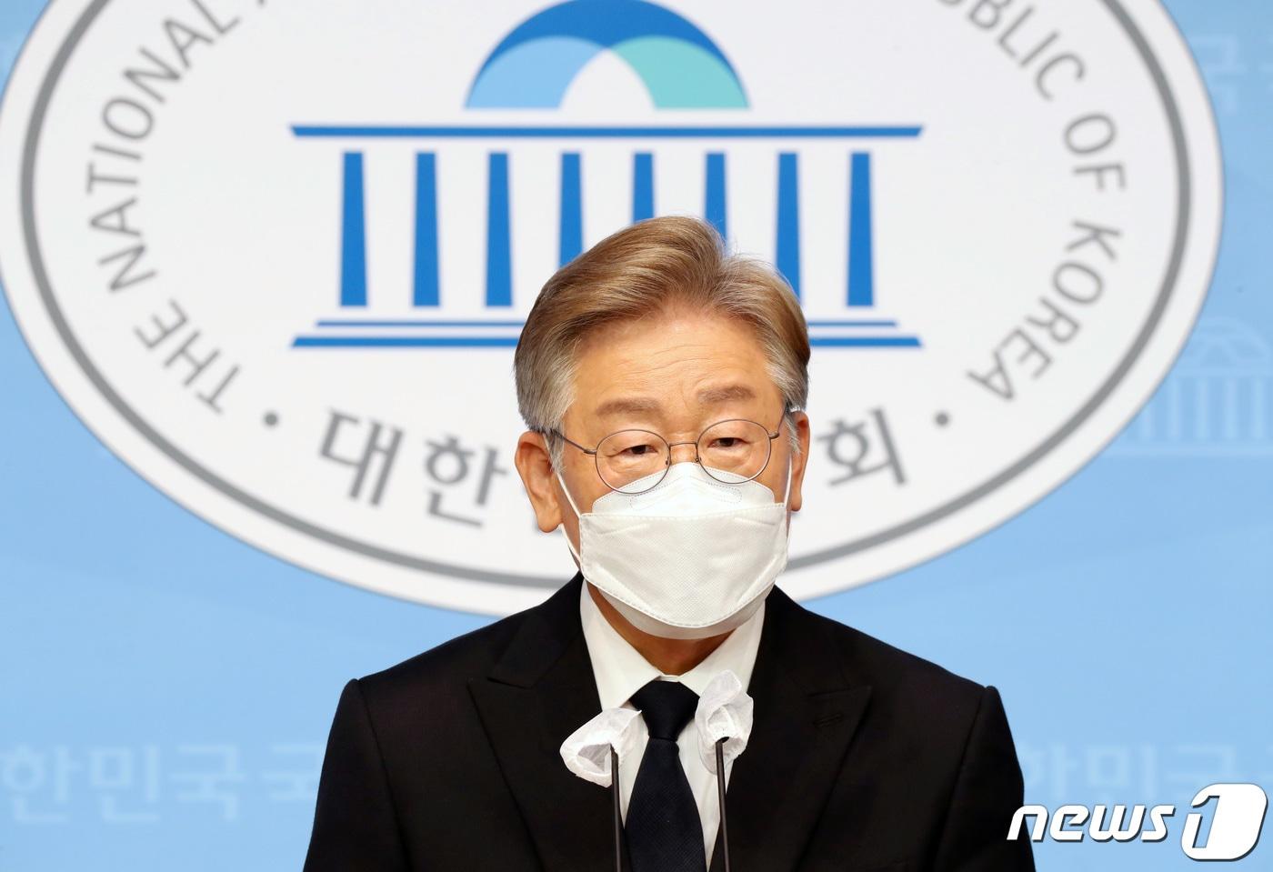 더불어민주당 대선 경선후보인 이재명 경기도지사.2021.7.22/뉴스1 ⓒ News1 구윤성 기자