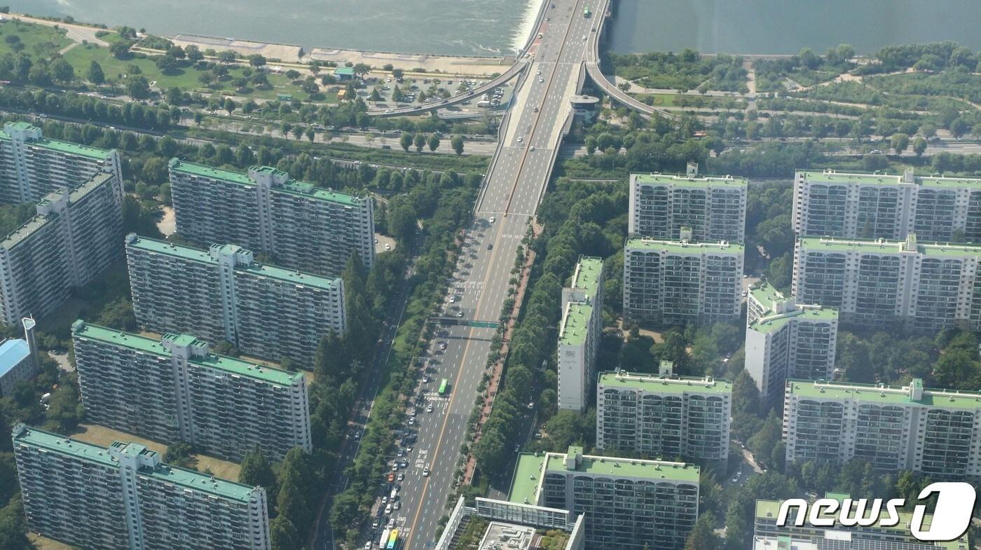 서울 아파트의 전경. (자료사진) 2021.7.23/뉴스1 ⓒ News1 구진욱 기자