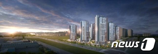 본문 이미지 - 평택지제역자이 투시도(GS건설 제공) ⓒ 뉴스1