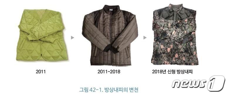 본문 이미지 - 이른바 '깔깔이'로 불리는 방상내피. (국방기술품질원 제공)ⓒ 뉴스1