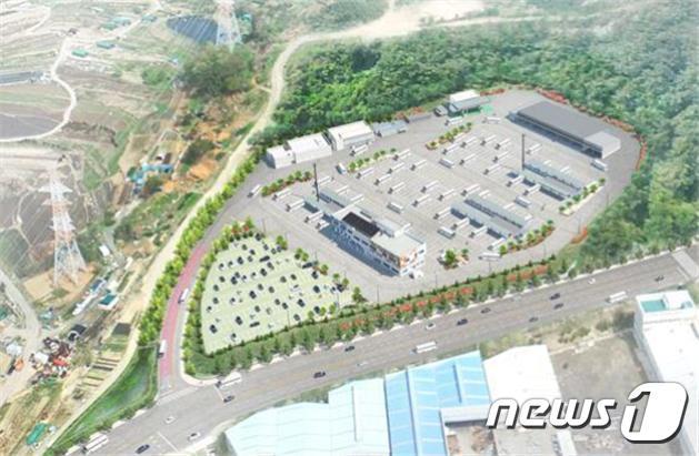 본문 이미지 - 부산 강서시내버스 공영차고지 조감도.(김도읍 의원실 제공) ⓒ 뉴스1