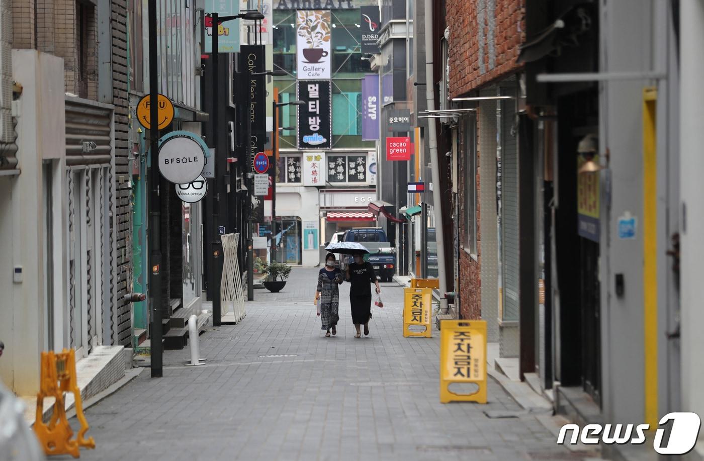 서울 명동거리 자료사진2021.7.29/뉴스1 ⓒ News1 이성철 기자