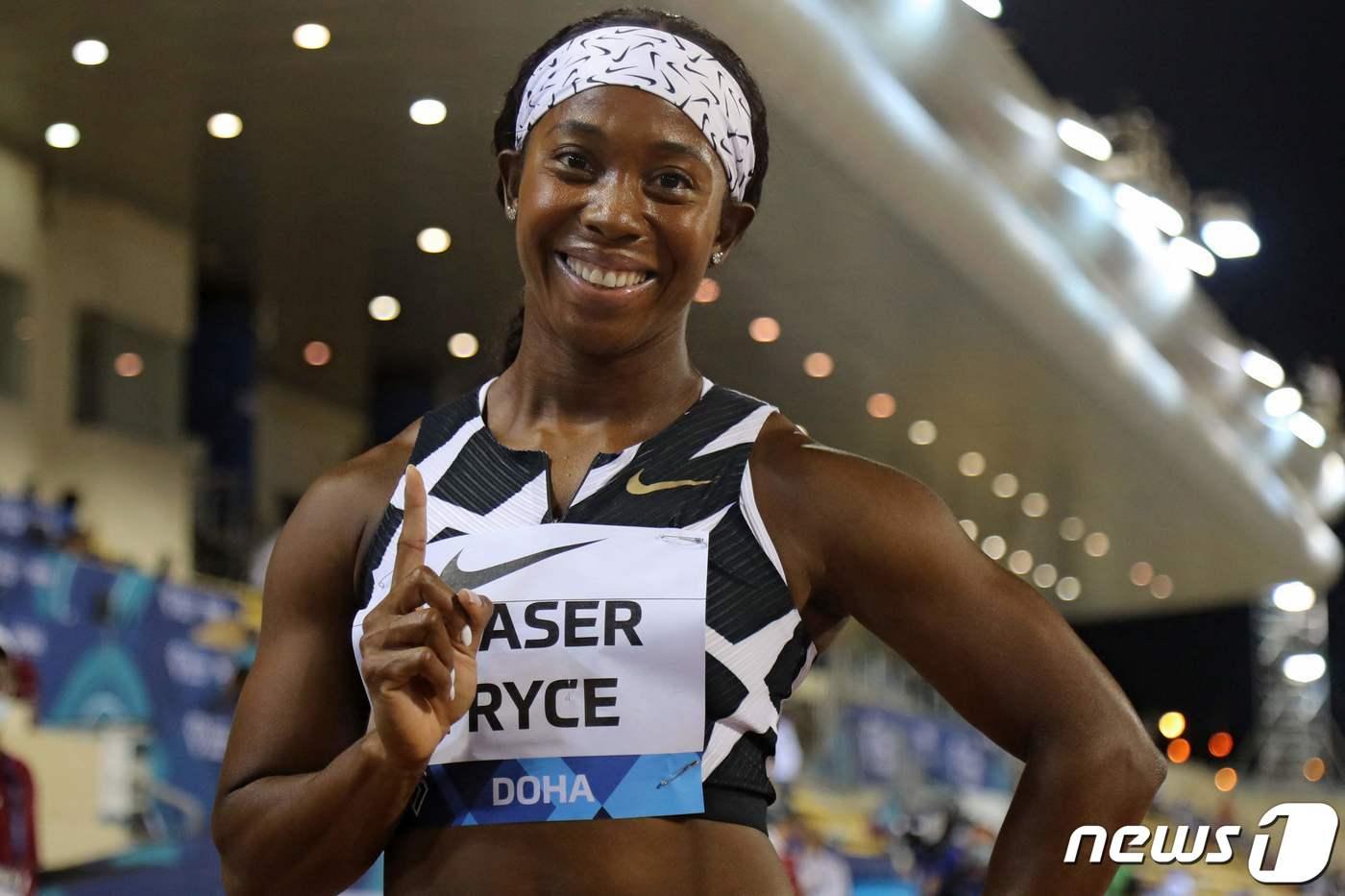 자메이카의 셜리 앤 프레이저-프라이스 ⓒ AFP=뉴스1 ⓒ News1 김세원 기자