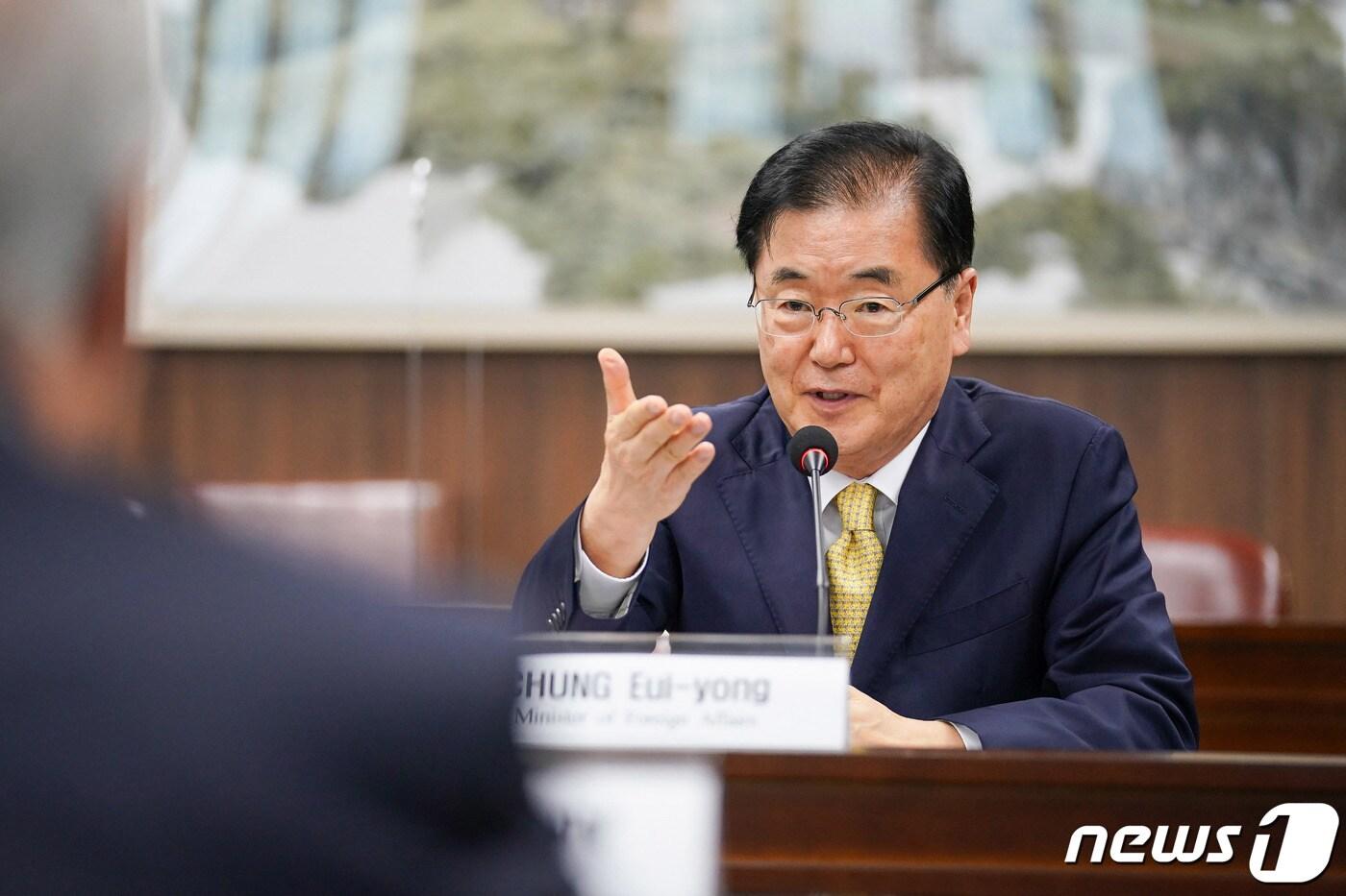 본문 이미지 - 정의용 외교부 장관. (외교부 제공) 2021.7.30/뉴스1