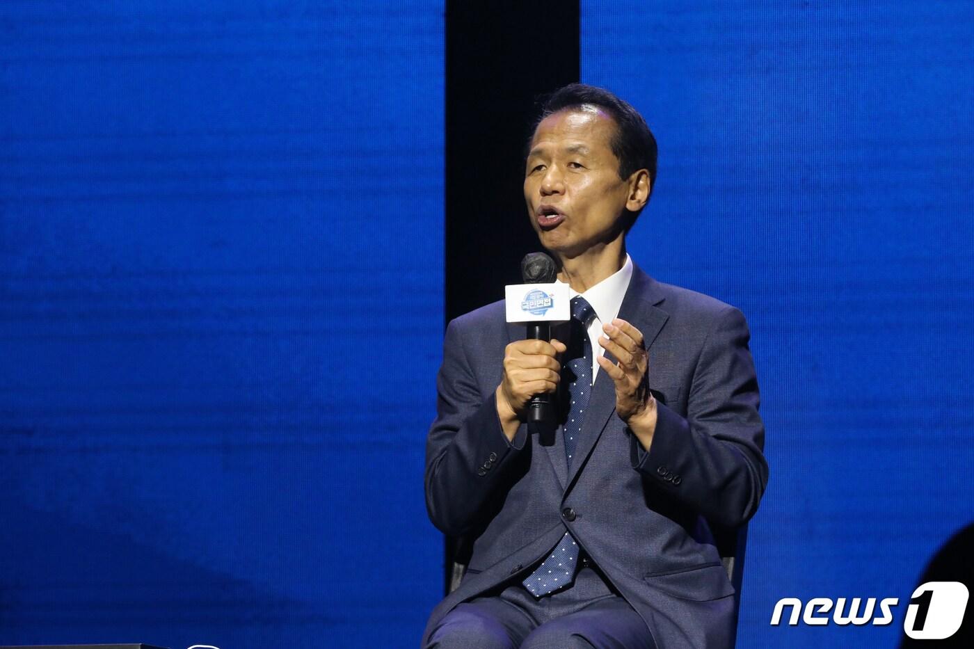 본문 이미지 - 최문순 잔 강원지사 2021.7.4/뉴스1 ⓒ News1 김용빈 기자