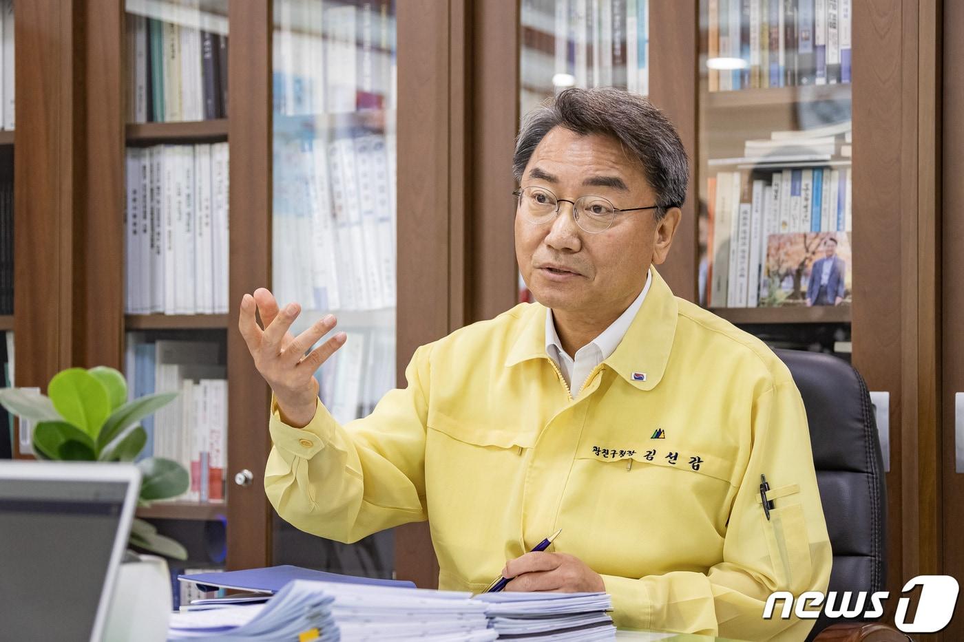 본문 이미지 - 김선갑 서울 광진구청장.(광진구 제공)ⓒ 뉴스1