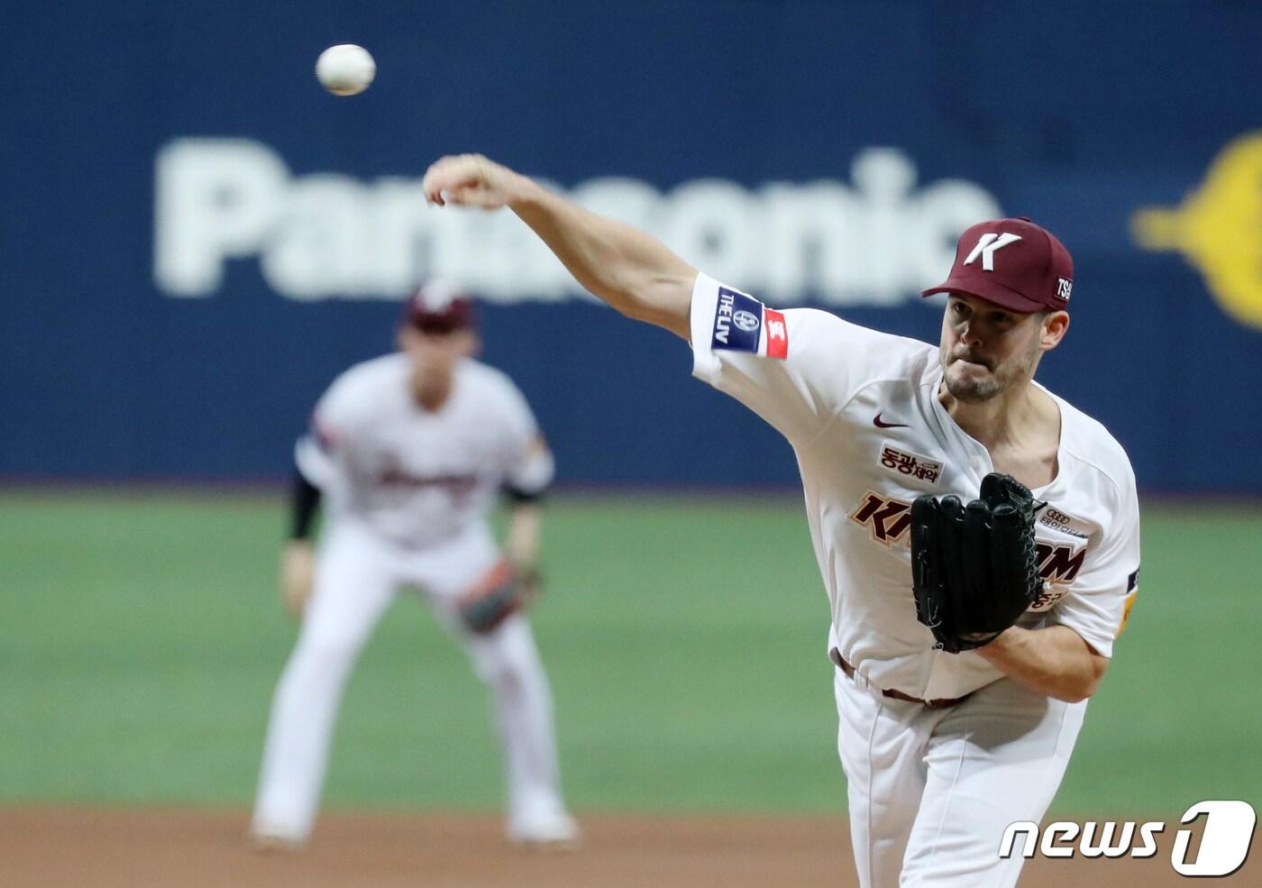 본문 이미지 - 키움 히어로즈가 임의탈퇴 조치한 제이크 브리검. /뉴스1 ⓒ News1 박세연 기자