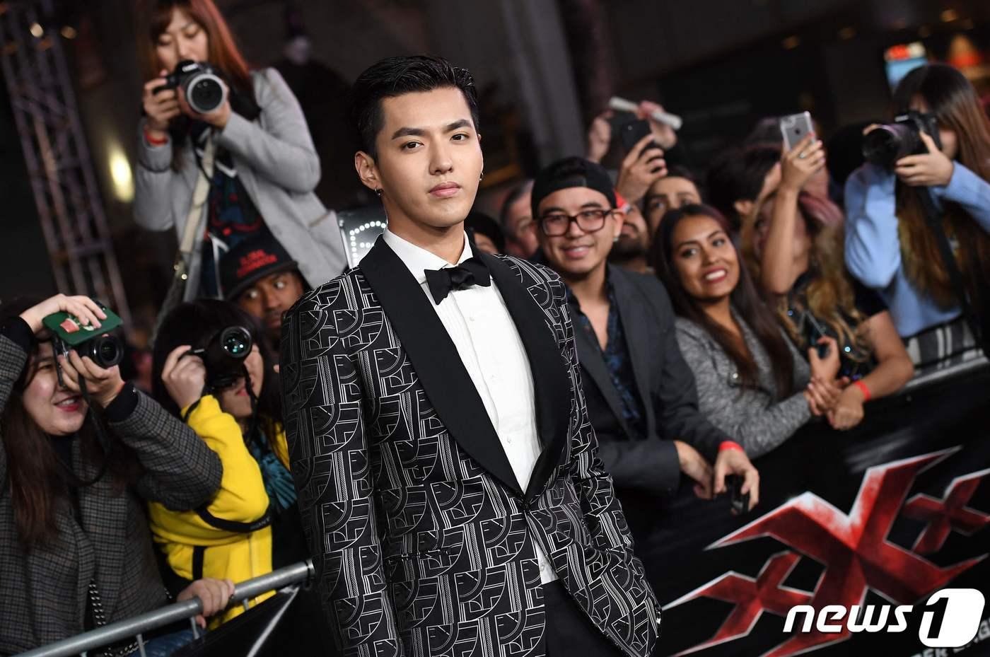 아이돌 그룹 엑소(EXO)의 전 멤버인 크리스. ⓒ AFP=뉴스1 ⓒ News1 원태성 기자