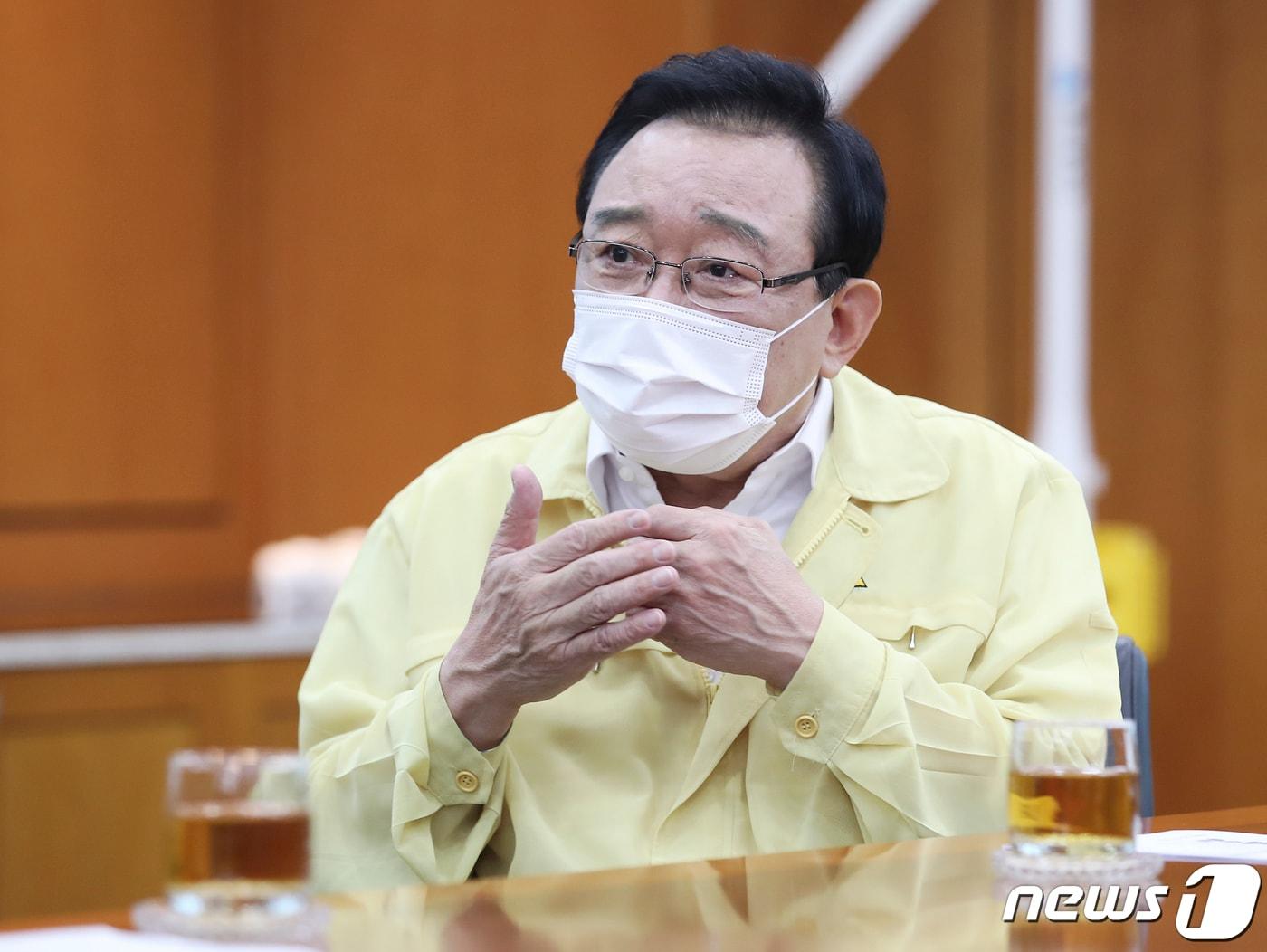 본문 이미지 - 송철호 울산시장 10일 뉴스1과 만나 지난 3년간의 시정 성과와 소회를 밝히고 있다. ⓒ News1 윤일지 기자