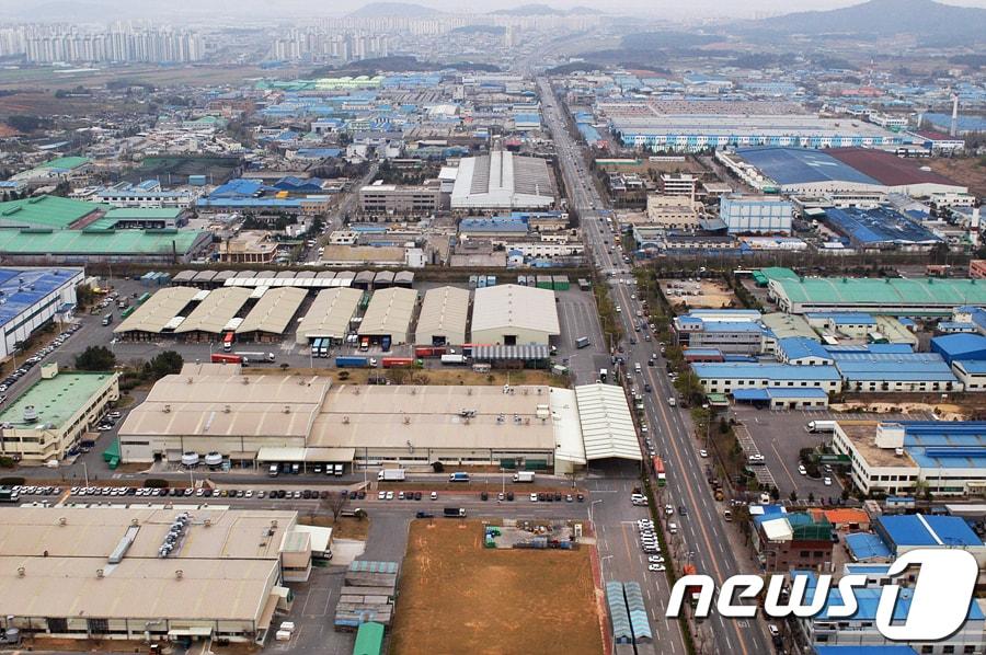 본문 이미지 - 광주 하남산단.&#40;광주시 제공, 재배포 및 DB 금지&#41;/뉴스1