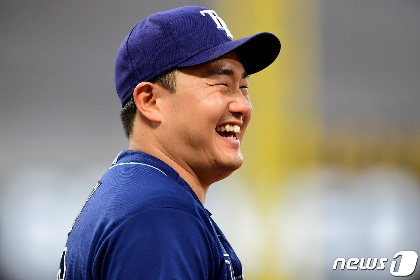 최지만이 역대 2번째 한국인 월드시리즈 우승에 도전한다. ⓒ AFP=뉴스1