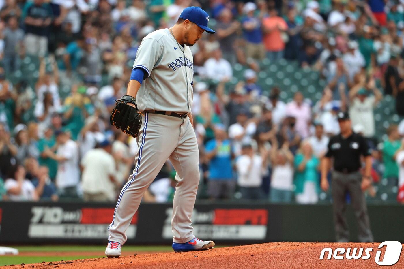 토론토 블루제이스의 류현진.  ⓒ 로이터=뉴스1