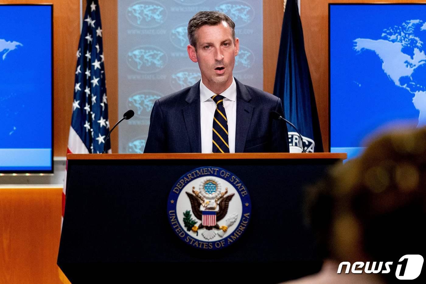네드 프라이스 미국 국무부 대변인. 자료 사진 ⓒ AFP=뉴스1 ⓒ News1 우동명 기자