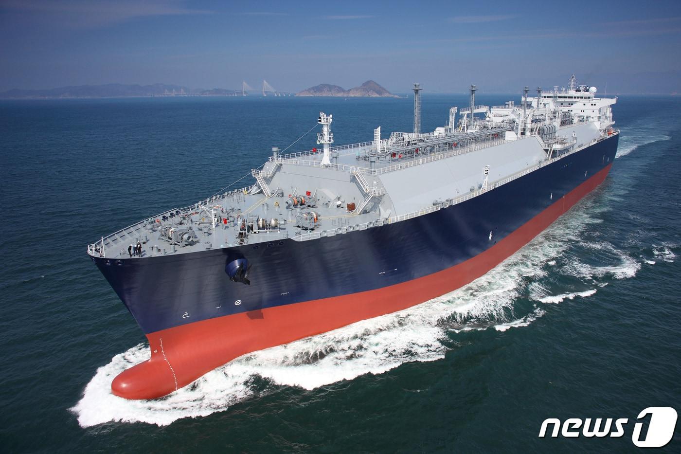 삼성중공업이 건조한 LNG운반선. ⓒ 뉴스1