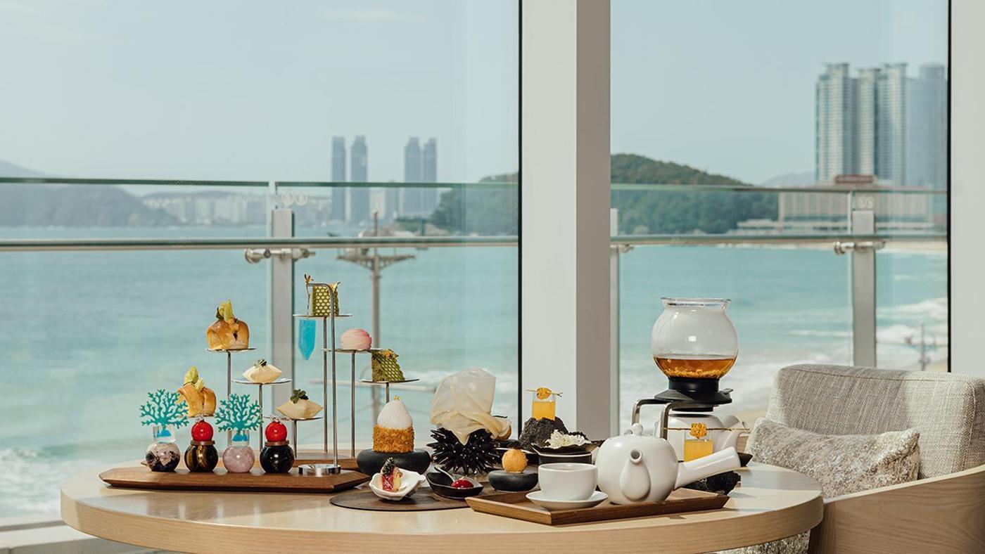 시그니엘 부산, 애프터눈 티 세트(롯데호텔 제공) ⓒ 뉴스1