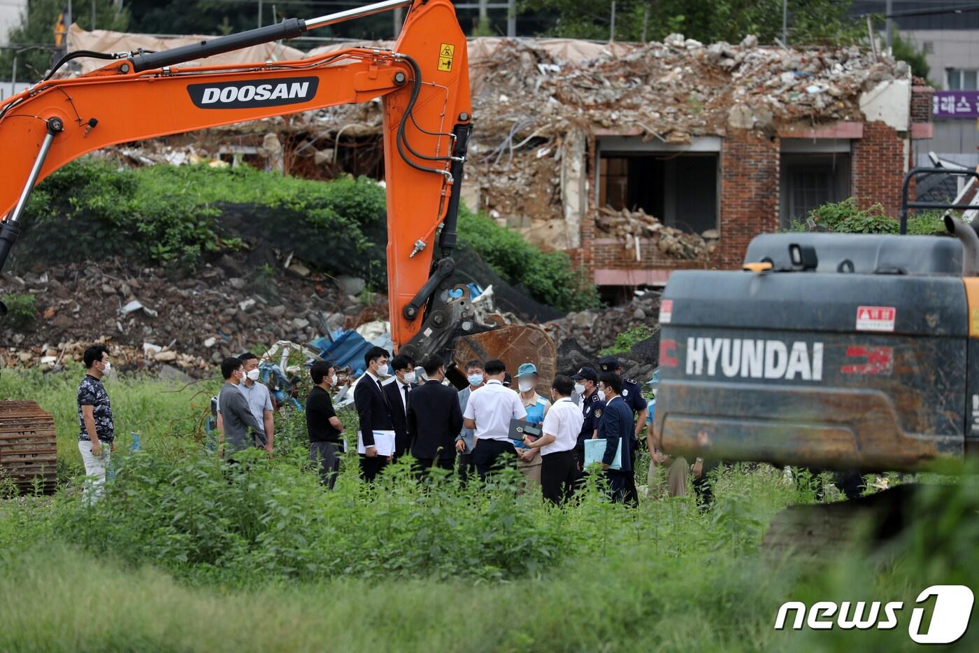 광주 학동참사 현장. /뉴스1 DB