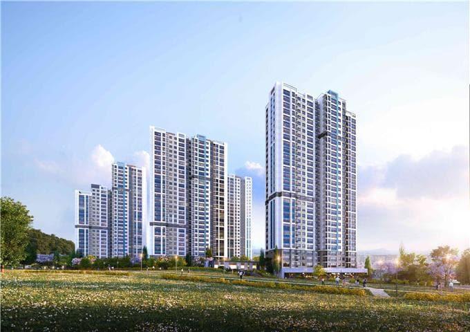 본문 이미지 - 광양 한라비발디 센트럴마크 투시도.ⓒ 뉴스1