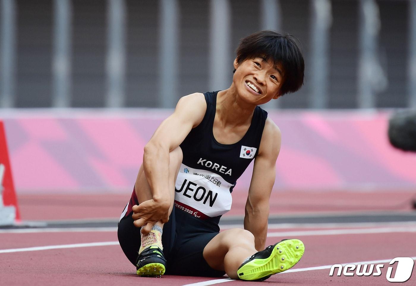 2020 도쿄 패럴림픽 여자 육상의 전민재. /뉴스1 ⓒ News1 사진공동취재단
