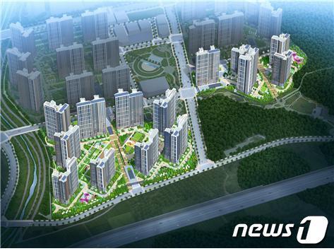 본문 이미지 - 대전 용산지구 ‘호반써밋 그랜드파크’ 조감도. (호반건설 제공)ⓒ 뉴스1