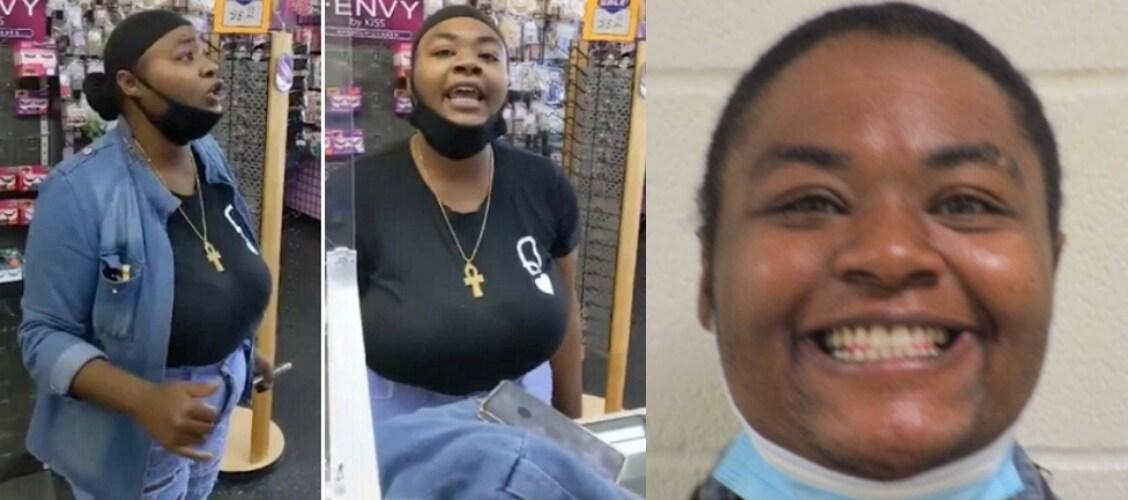 본문 이미지 - 미국에서 60대 한인 부부를 폭행한 20대 흑인 여성이 활짝 웃은 채 '머그샷'을 직어 공분을 샀다. (ABC뉴스5 갈무리) ⓒ 뉴스1