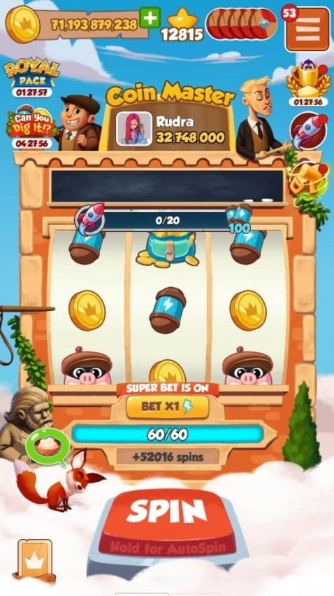 본문 이미지 - 3일 미국의 구글 플레이 매출 2위를 기록하고 있는 &#39;코인마스터&#39;. 슬롯머신을 돌려서 코인 등의 아이템을 획득하는 소셜카지노 기반 게임이다. &#40;구글플레이 캡처&#41; ⓒ 뉴스1