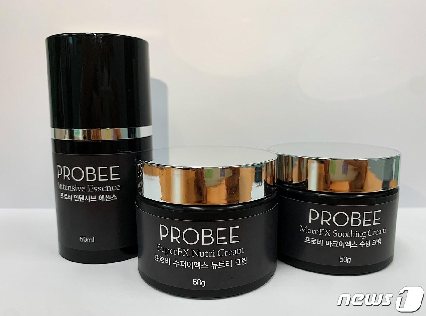 본문 이미지 - 개발된 원료로 만든 3종 프로폴리스 기초 화장품 시제품ⓒ 뉴스1
