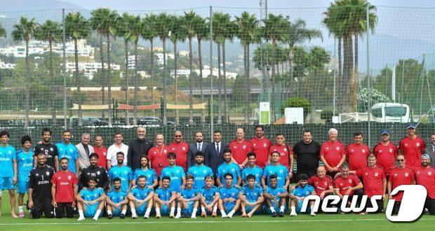 본문 이미지 - 터키에서 한국전 대비 전지훈련을 마친 이라크 대표팀ⓒ 뉴스1