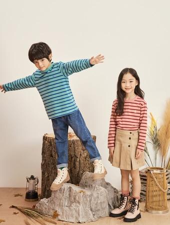 본문 이미지 - 빈폴키즈 21FW 스트라이프 티셔츠.ⓒ 뉴스1