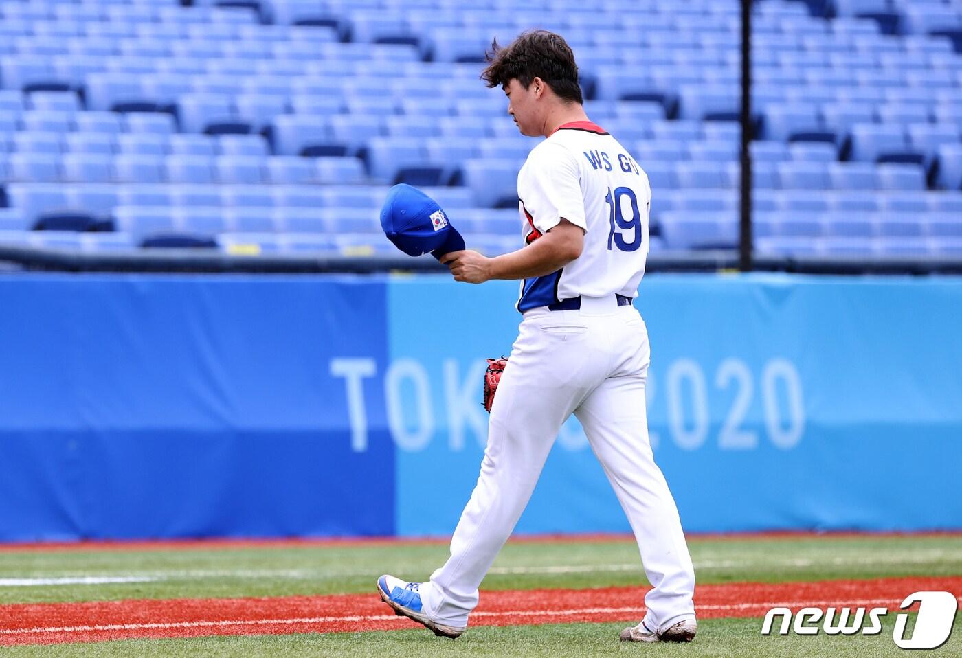 도쿄 올림픽 당시 고우석. /뉴스1 DB ⓒ News1 이재명 기자