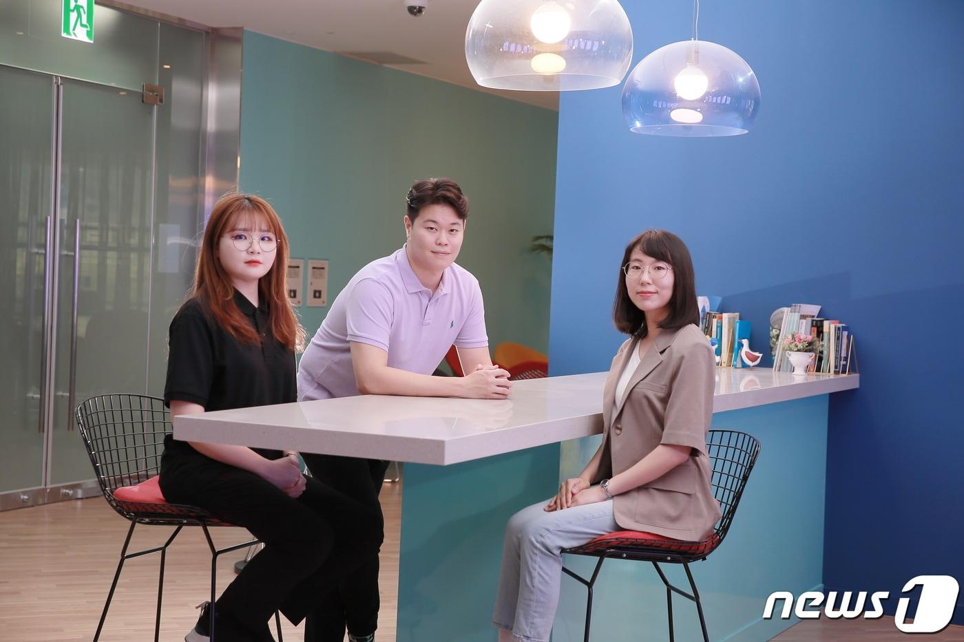 본문 이미지 - (왼쪽부터)양성은, 김민석, 주혜진 연구원.(UNIST 제공)ⓒ 뉴스1