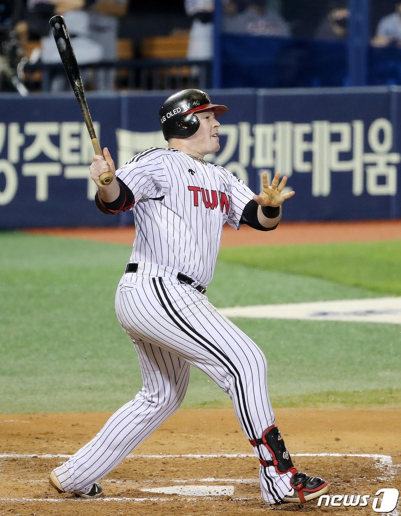 본문 이미지 - LG 트윈스 시절의 저스틴 보어. 2021.9.10/뉴스1 ⓒ News1 김진환 기자