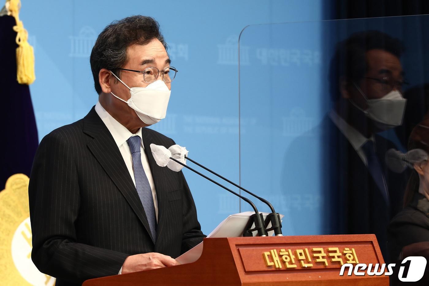 본문 이미지 - 더불어민주당 대선 경선 후보인 이낙연 후보./뉴스1 ⓒ News1 이동해 기자
