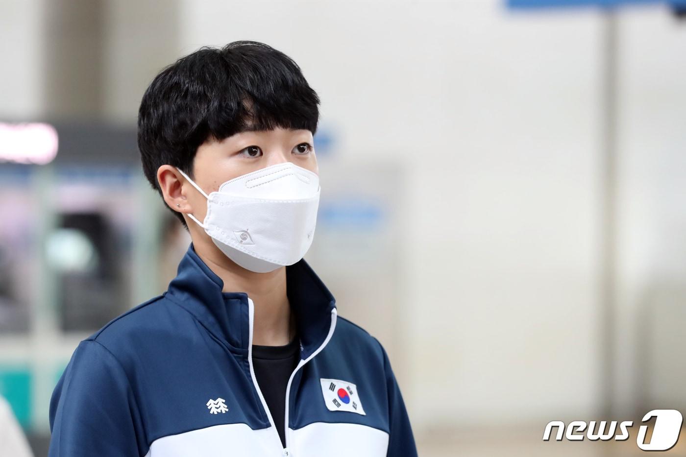 도쿄 올림픽 양궁 3관왕인 안산(23) 선수. 2021.9.15/뉴스1 ⓒ News1 황기선 기자