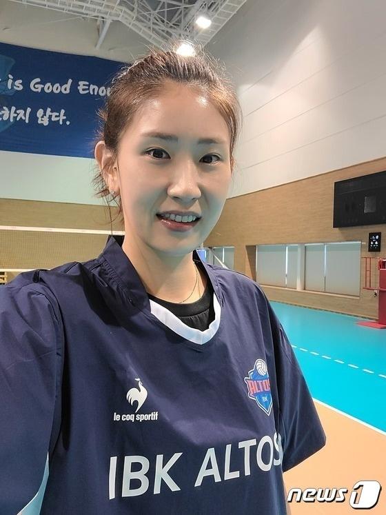 본문 이미지 - IBK기업은행의 베테랑 센터 김수지. ⓒ 뉴스1